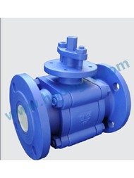 DIN Forged ceramic 3pc flange ball valve